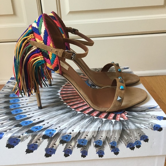 🎊SOLD🎊 Valentino Garavani Rockstud Fringe Sandal - Picture 5 of 8